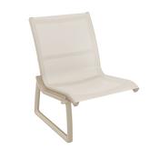 Pacific Outdoor Lounge Extension Seat in Taupe