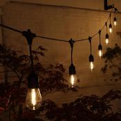 20 Connectable LEDs - Small Edison Festoon with Drop image