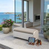Connemara Rattan Bench image