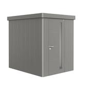 Garden Shed - Neo - Metallic Quartz Grey - 2A - 180cm x 236cm x 222cm - Standard Door