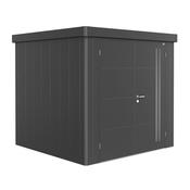 Garden Shed - Neo - Metallic Dark Grey - 2B - 236cm x 236cm x 222cm - Double Door