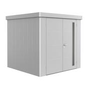 Garden Shed - Neo - Metallic Silver - 2B - 236cm x 236cm x 222cm - Double Door