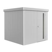 Garden Shed - Neo - Metallic Silver - 2B - 236cm x 236cm x 222cm - Standard Door