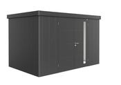 Garden Shed - Neo - Metallic Dark Grey - 2D - 348cm x 236cm x 222cm - Double Door
