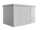 Garden Shed - Neo - Metallic Silver - 2D - 348cm x 236cm x 222cm - Double Door