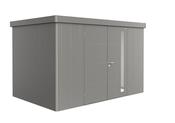 Garden Shed - Neo - Metallic Quartz Grey - 2D - 348cm x 236cm x 222cm - Double Door