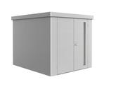 Garden Shed - Neo - Metallic Silver - 3B - 236cm x 292cm x 222cm - Double Door