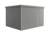 Garden Shed - Neo - Metallic Quartz Grey - 3D - 348cm x 292cm x 222cm - Standard Door