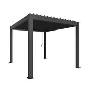 Biohort Adjustable Bio-Climatic Pergola - Metallic Dark Grey - 3m x 3.5m image