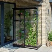 Halls Qube Lean-To Greenhouse - 42 - 4ft x 2ft