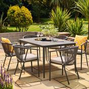 Alexander Rose Kyoto 6 Seat Rectangular Dining Set