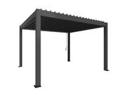 Biohort Adjustable Bio-Climatic Pergola - Metallic Dark Grey - 4m x 3.5m image