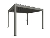Biohort Adjustable Bio-Climatic Pergola - Metallic Quartz Grey - 4m x 3.5m image
