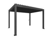 Biohort Adjustable Bio-Climatic Pergola - Metallic Dark Grey - 4m x 3m image