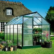 Halls Popular Greenhouse - Green - Polycarbonate - 610 - 6ft x 10ft