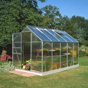 Halls Popular Greenhouse - Silver - Polycarbonate - 610 - 6ft x 10ft