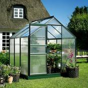 Halls Popular Greenhouse - Green - Polycarbonate - 66 - 6ft x 6ft