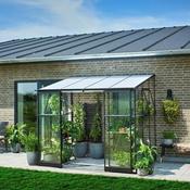 Halls Qube Lean-To Greenhouse - 68 - 6ft x 8ft