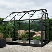 Halls Popular Greenhouse - Black - Horticultural - 68 - 6ft x 8ft