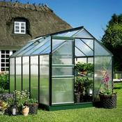 Halls Popular Greenhouse - Green - Polycarbonate - 68 - 6ft x 8ft