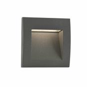 Faro Sedna SQ 140 Dark Grey Recessed Lamp - 3W