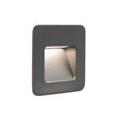 Faro Nase SQ Dark Grey Recessed Light - 3W