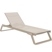 Tropic Sunlounger - Taupe image