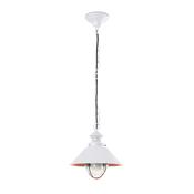 Faro Nautica White and Copper Pendant Lamp - 15W
