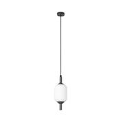 Faro Saigon Out Grey &amp; Matt White Pendant Lamp - 15W