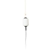 Faro Saigon Out R17 Grey &amp; Matt White Portable Pendant Lamp - 15W