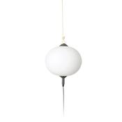 Faro Saigon Out R45 Grey &amp; Matt White Round Portable Pendant Lamp - 15W image