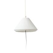 Faro Saigon Out T70 Grey &amp; Matt White Portable Pendant Cone Lamp - 15W