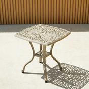 Sapphire Cast Aluminium Outdoor Side Table - Sahara