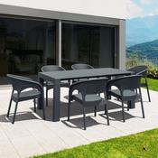 Vegas Panama XL 6 Seater Set - Grey