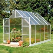 Halls Magnum Greenhouse - Silver - 810 - 8ft x 10ft - Polycarbonate