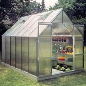 Halls Magnum Greenhouse - Silver - 812 - 8ft x 12ft - Polycarbonate