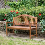 5ft (150cm) Lakeside Serpentine Wooden Garden Bench