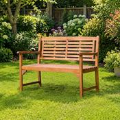 4ft (120cm) Lakeside Bracket Acacia Garden Bench