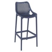 Air 75cm Bar Stool in Dark Grey