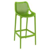 Air 75cm Stacking Bar Stool In Tropical Green