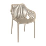 Air Chair XL Commercial Outdoor Furniture - Taupe