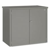 Biohort Alex Duo Double Wheelie Bin Box - Metallic Quartz Grey