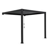 Wall Mounted Mirador Ares 3m x 3m Pergola - Anthracite image