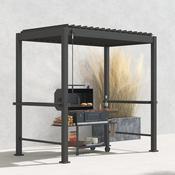 Mirador Ares BBQ Pergola 2.5m x 1.5m - Anthracite image