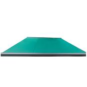 Full Cassette Manual Awning 3.5m x 2.5m with Anthracite Frame and Forest Green Fabric
