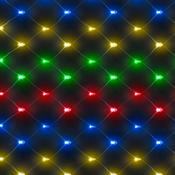 1.2 x 1.2m Chasing Net Light with 100 Multi-Coloured LEDs