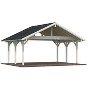 Robert 20.6m Heavy Duty Wooden Carport Gazebo image