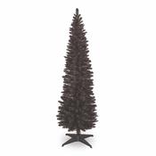 7 ft (210 cm) Black Pencil Pine Artificial Christmas Tree – 401 Tips