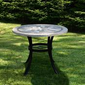 Dalkey 4 Seat Marble Stone Top Round Outdoor Furniture Table