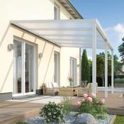 Aphrodite Veranda with Polycarbonate Roof - White - 5m x 3m